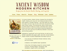Tablet Screenshot of ancientwisdomcooking.com